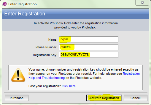 proshow gold 9 registration key